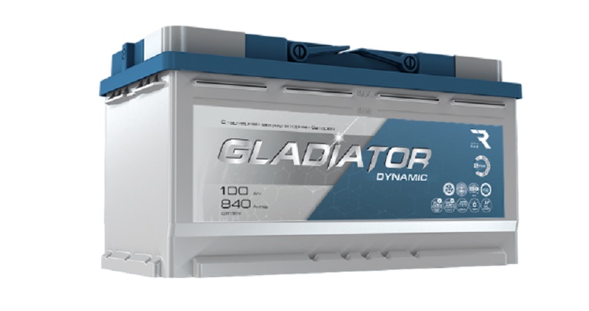 6СТ-100 GLADIATOR Dynamic п/п аккумулятор 840En д353ш175в190