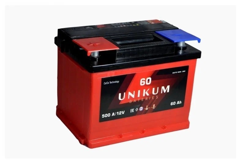 6СТ-60 UNIKUM п/п аккумулятор 500En д242ш175в190