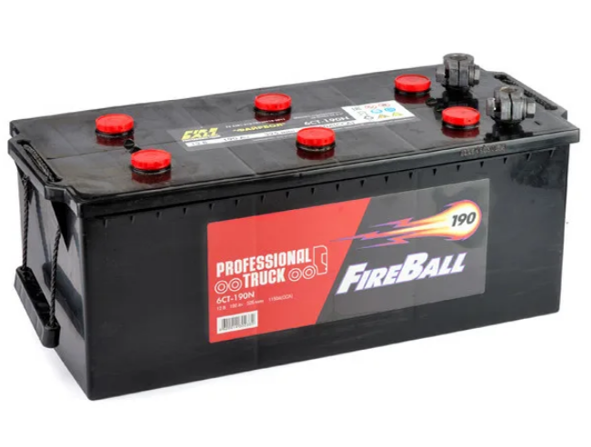 6СТ-190 Fire Ball о/п (болт) аккумулятор 1200 En УЦЕНКА !!! г/в 2016