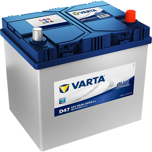 6СТ-60 Varta Blue Dynamic Asia о/п аккумулятор 540 En д232ш175в225       
