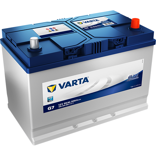 6СТ-95 Varta Blue Dynamic G7 Asia о/п аккумулятор  830 En д306 ш173 в225     