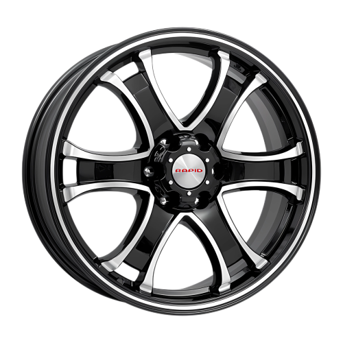 Диск 7,5*18 6*139,7 et38 d100,1 КиК Балеар KC727 алмаз черный