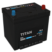 6СТ-70 Titan Classic Asia D26 аккумулятор о/п 600 En д260ш175в220