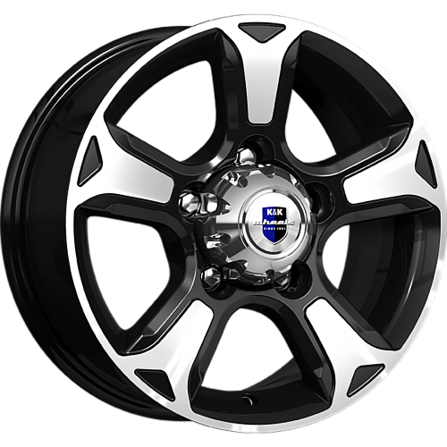 Диск 7*16 5*139,7 et35 d108,5 Атлант (КС757) алмаз черный