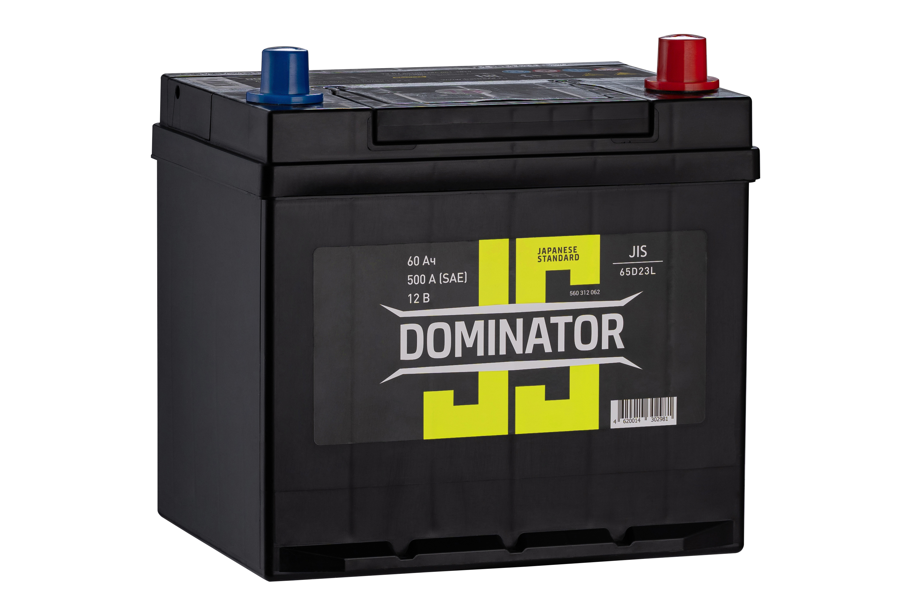6СТ-60 Dominator (JIS) D23 о/п 500 En д230ш175в220