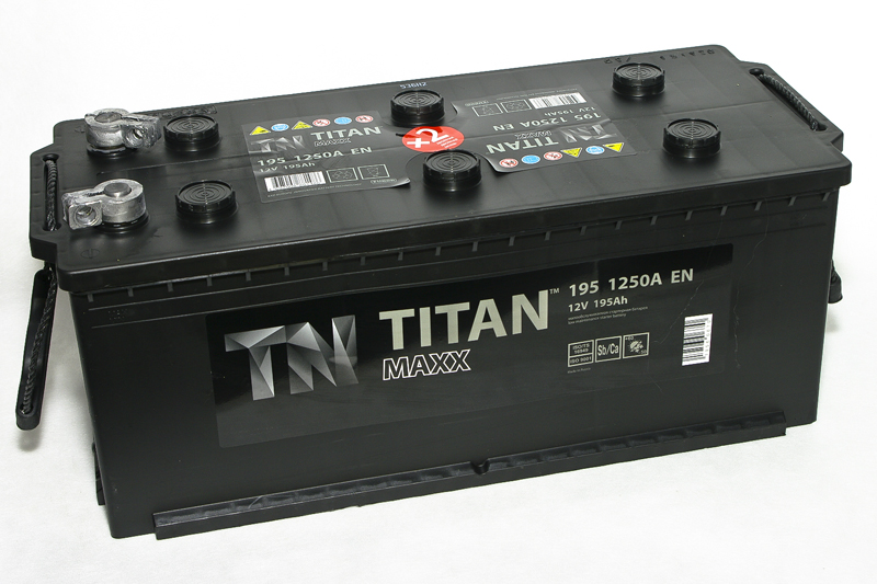 6СТ-195 Titan Maxx п/п аккумулятор 1250 En д513ш223в218