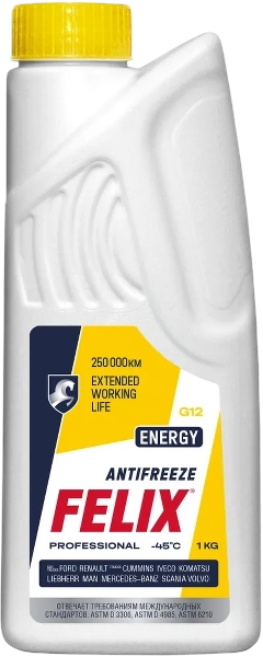 Антифриз Felix Energy жёлтый 1 кг