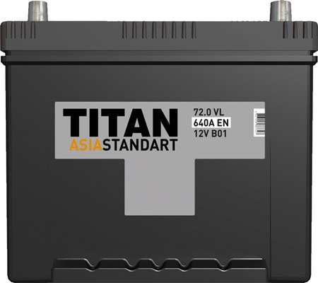 6СТ-72 Titan Asia Standart о/п аккумулятор 620 En д258ш175в221