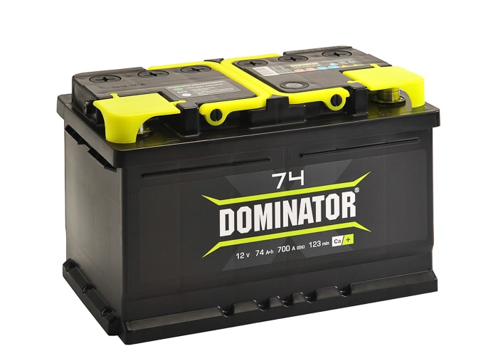 6СТ-74 Dominator о/п низкий аккумулятор 740 En д276ш175в175