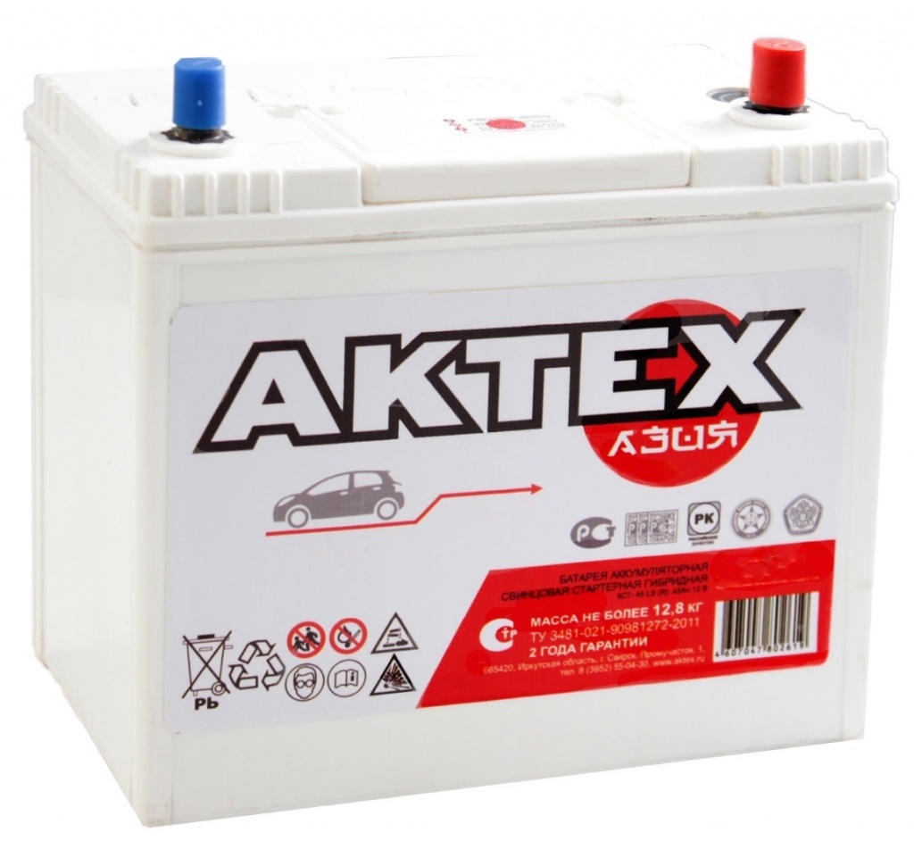 6СТ-50 Aktex  Asia о/п аккумулятор 470 En д238ш129в225     