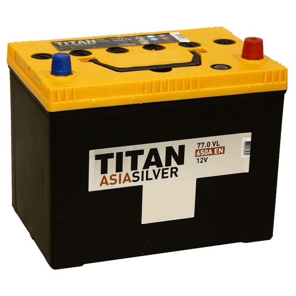 6СТ-70 Titan Asia silver о/п аккумулятор 600 En д230ш175в221