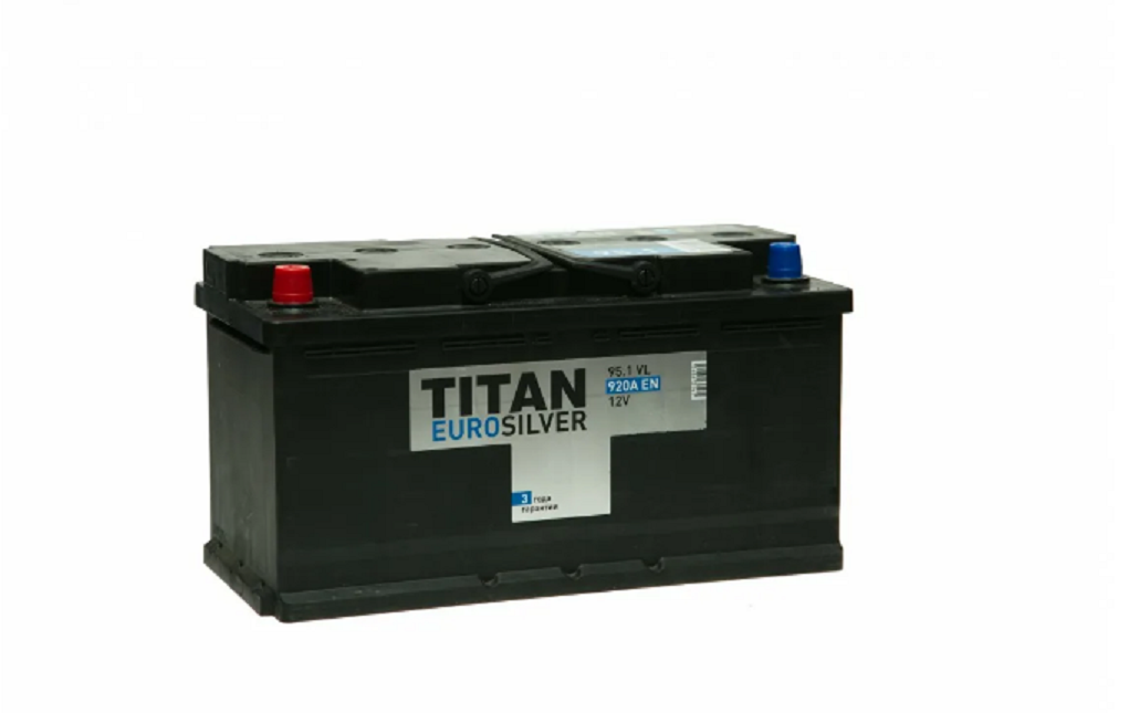 6СТ-95 Titan Euro Silver о/п аккумулятор 920 En д352ш175в190
