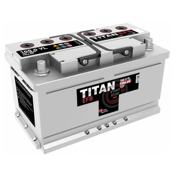 6СТ-100 Titan EFB о/п аккумулятор 930 En д352ш175в190