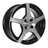 Диск 6*15 4*100 et38 d67,1 Xtrike X-118 BK/FP