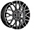 6,5*16 4*100 et48 d54,1 Xtrike X-125 BK/FP