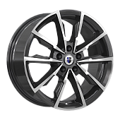 Диск 7,5*17 5*114,3 et35 d67,1 КиК Меренге (KC902) алмаз черный