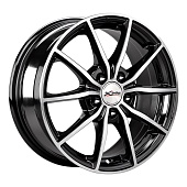 Диск 6,5*15 5*114,3 et40 d66,1 Xtrike X-111M BK/FP