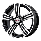 Диск 6*15 5*100 et38 d57,1 iFree S.U. (КС691) Блэк Джек